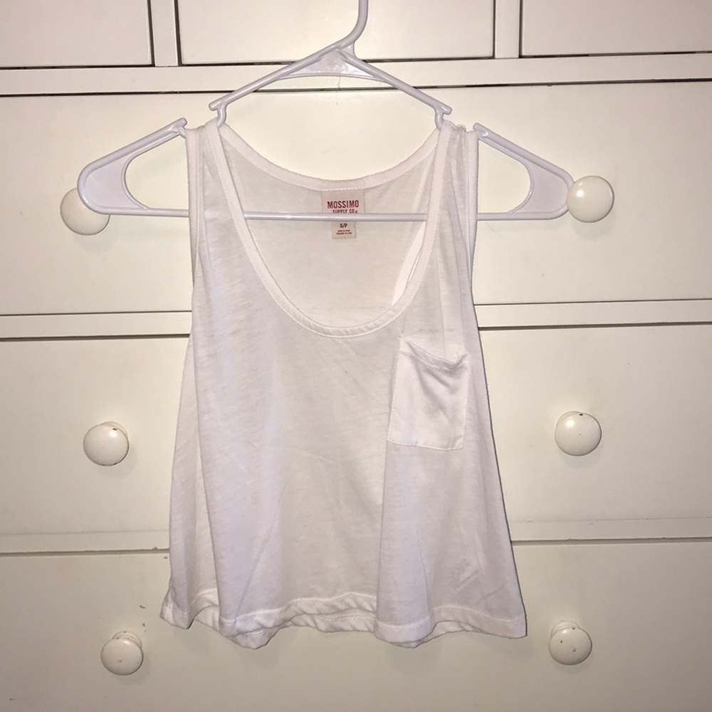 White Crop Top